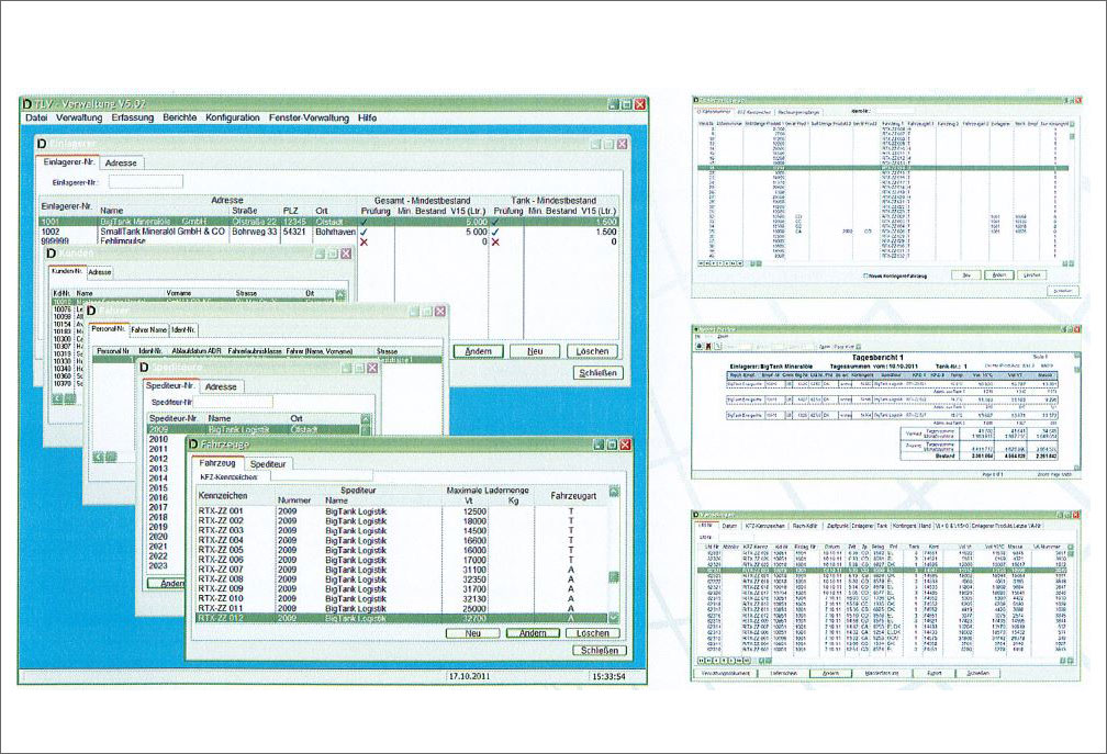Polytech Produkte Verladerechner-Software CMR-K-TLV